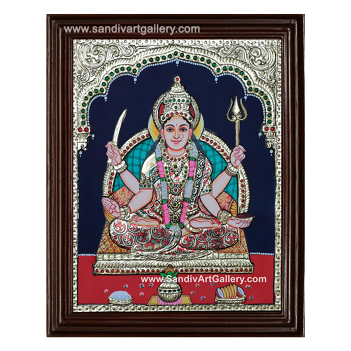 Santhoshi Matha Tanjore Painting