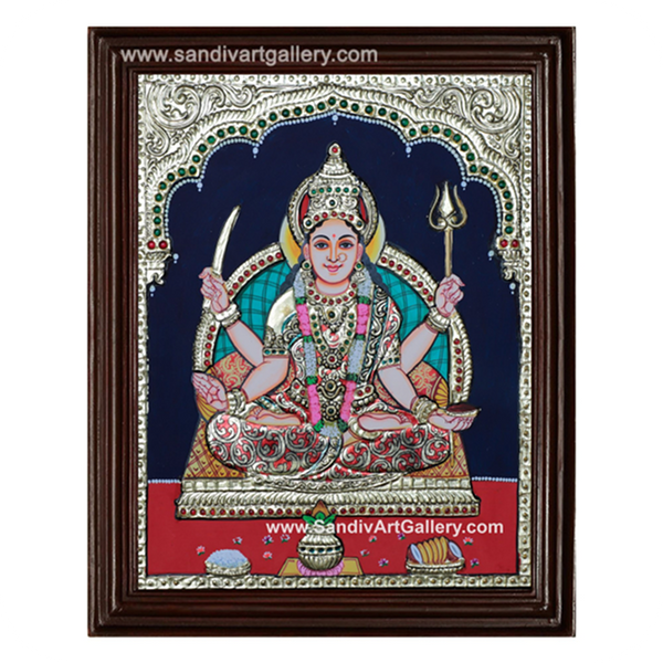 Santhoshi Matha Tanjore Painting