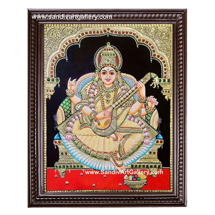 Saraswathy Tanjore Painting