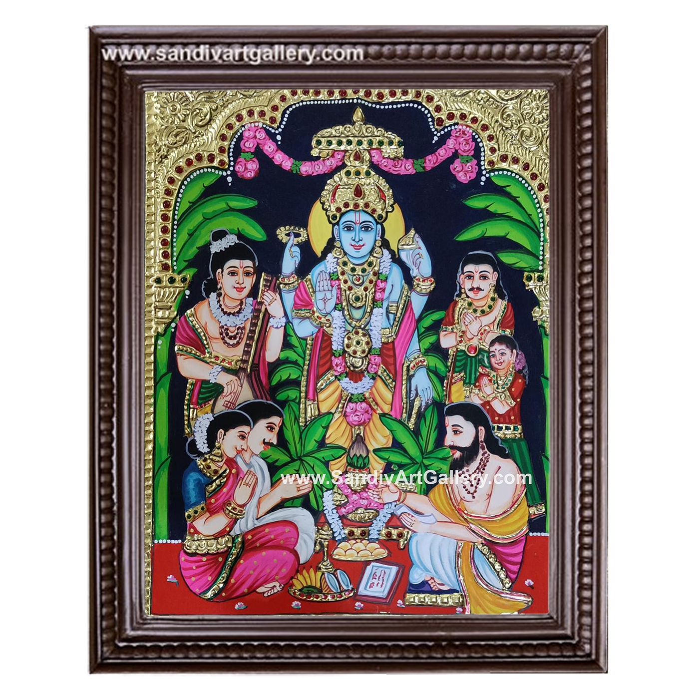 Satyanarayana Tanjore Painting