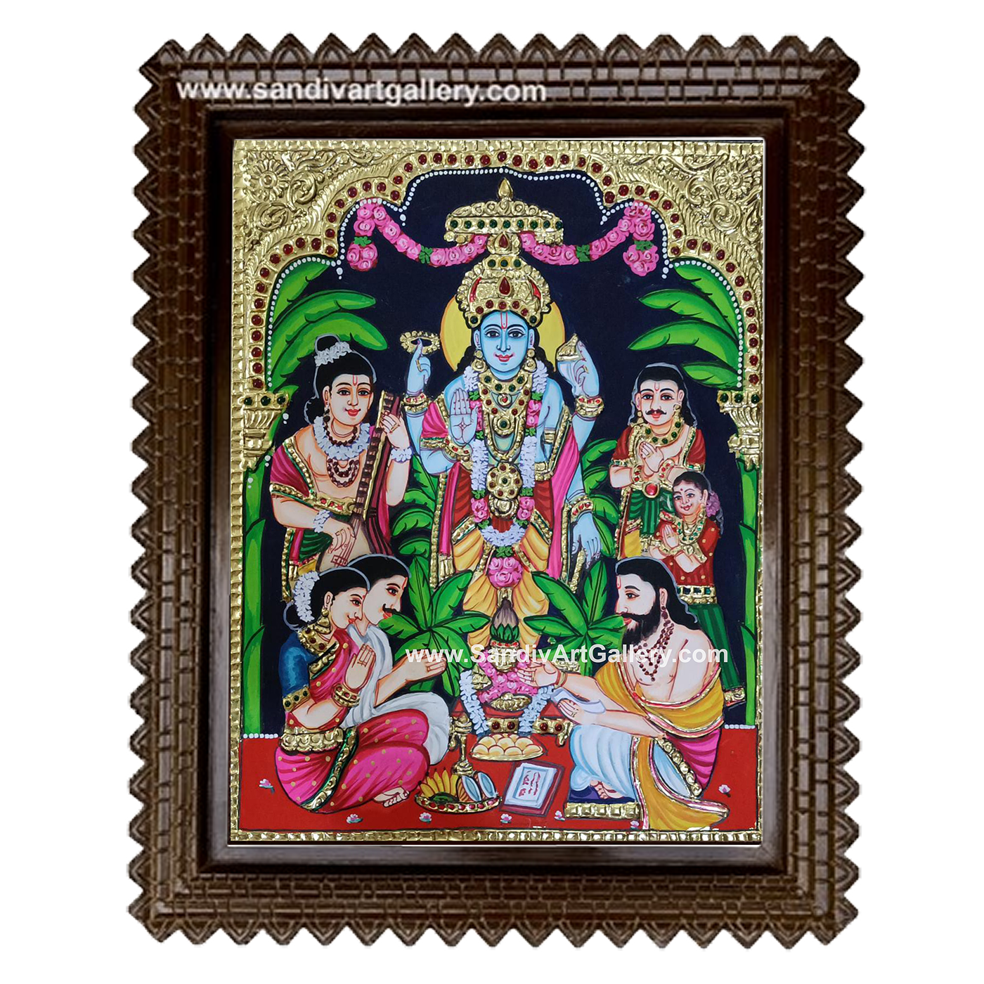 Satyanarayana Tanjore Painting