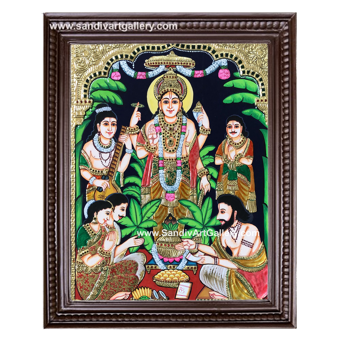 Sathya Narayana Tanjore Painting 1