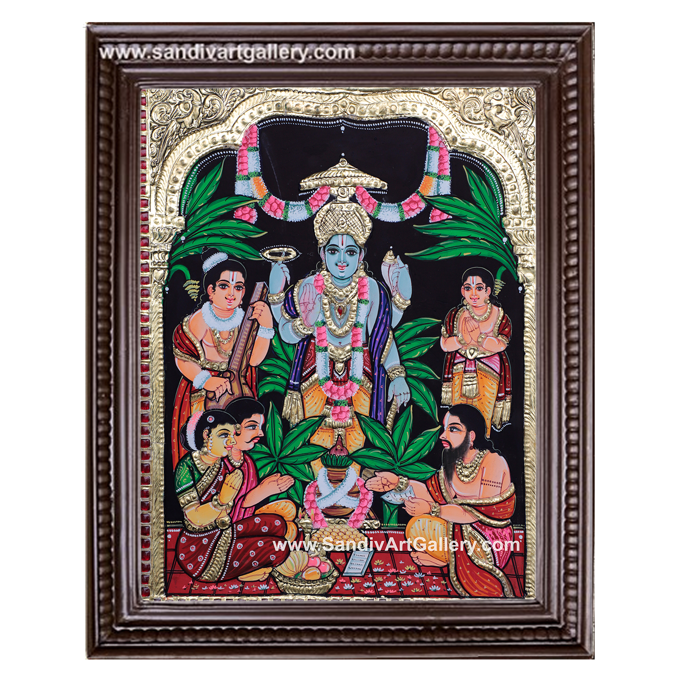Satyanarayana Tanjore Painting 1