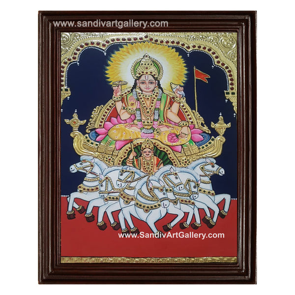 Surya Narayanan Tanjore Paintinng