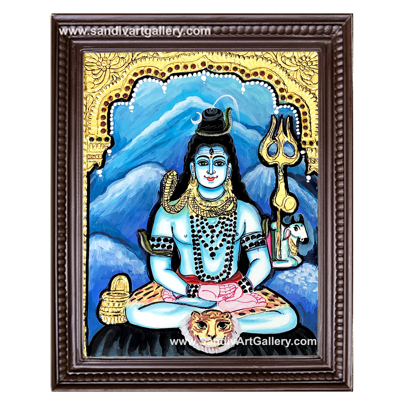 Lord Shiva Tanjore Painting