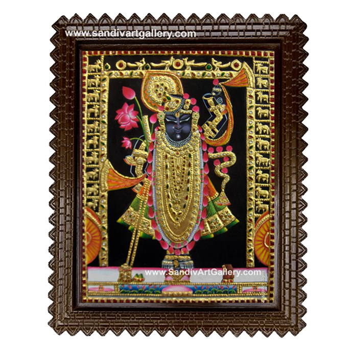 Shrinathji Tanjore Painting