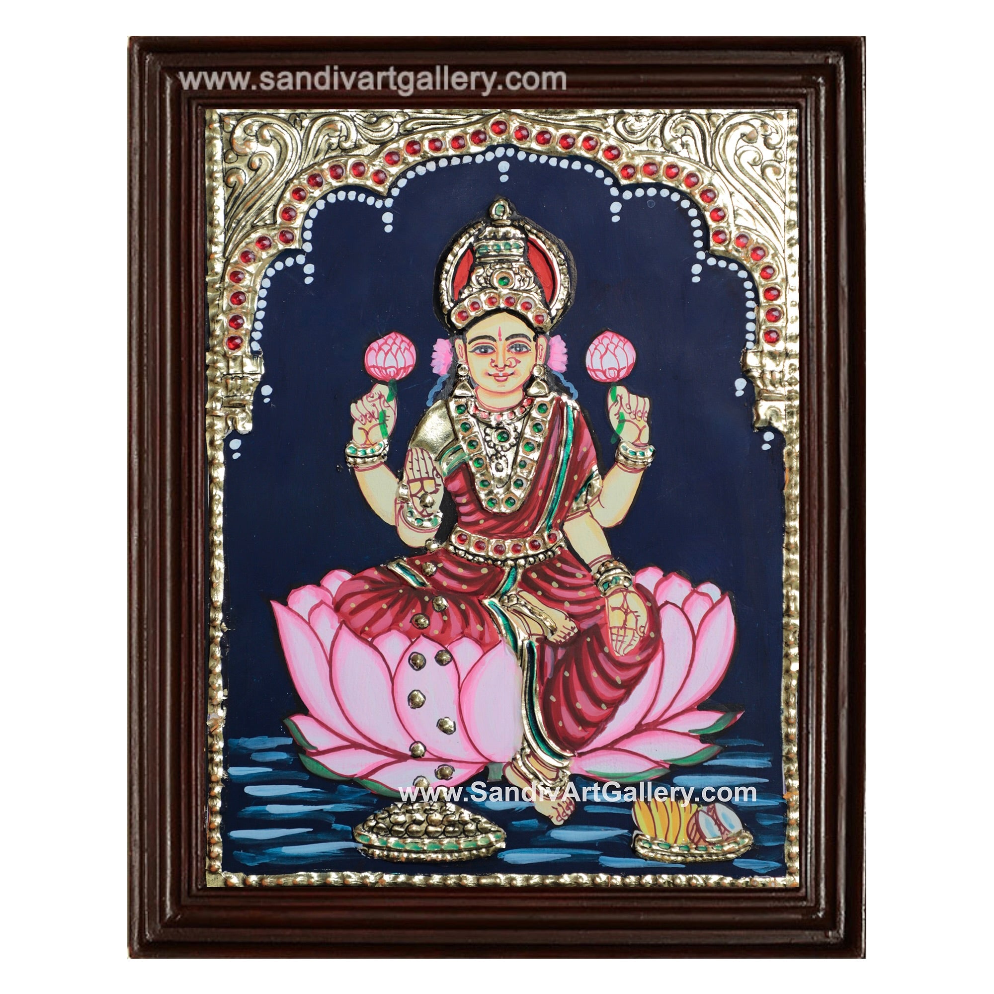 Lakshmi Small Size Tanjore Painting2