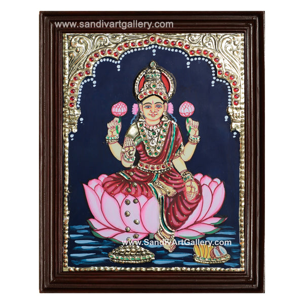 Lakshmi Small Size Tanjore Painting2