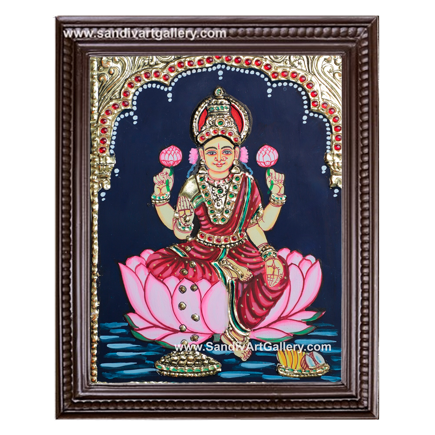 Lakshmi Small Size Tanjore Painting2