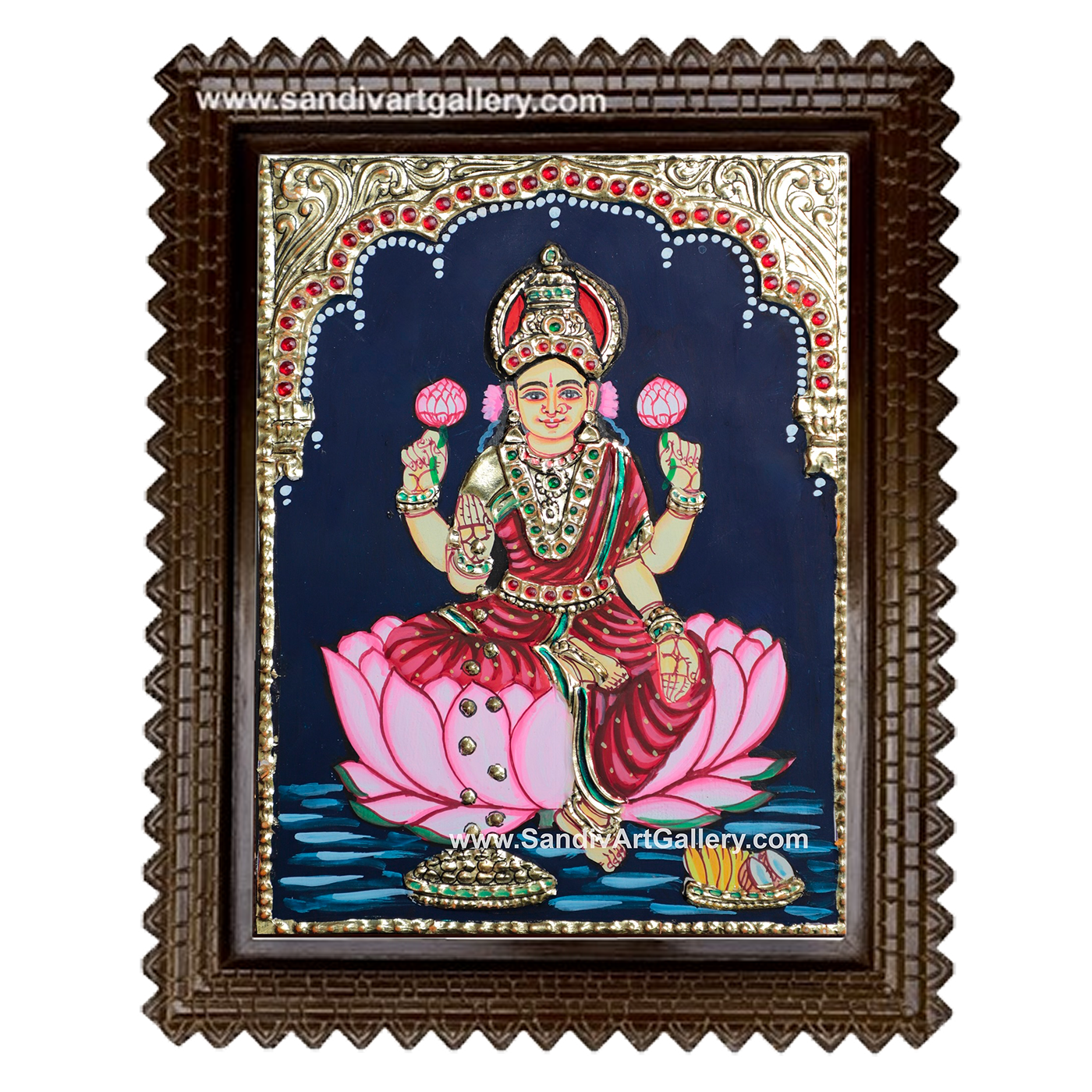 Lakshmi Small Size Tanjore Painting2