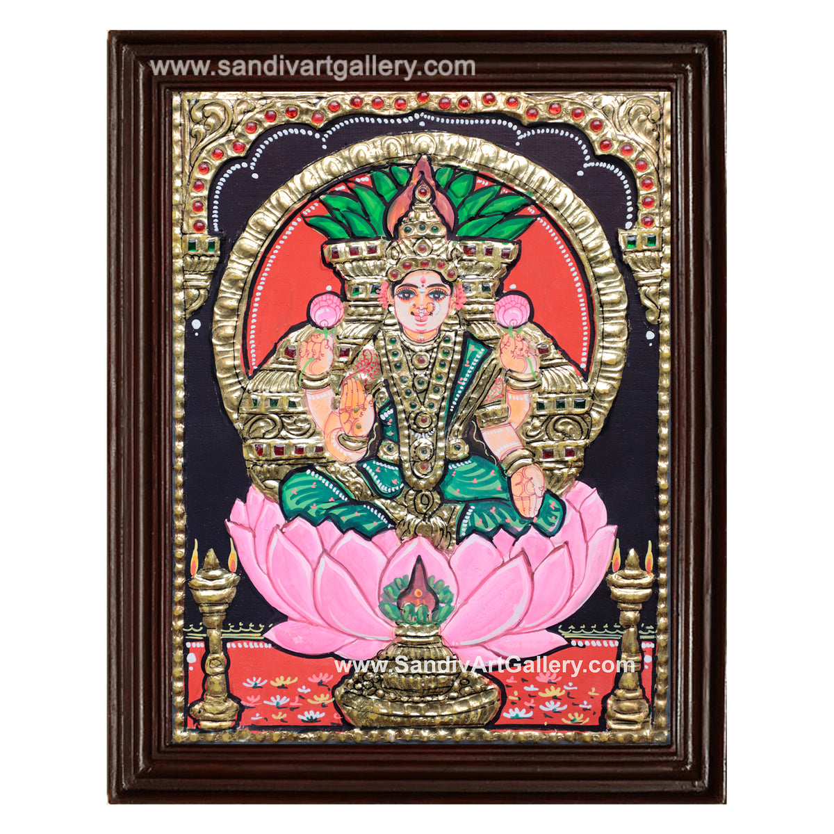 Varalakshmi Tanjore Painting1