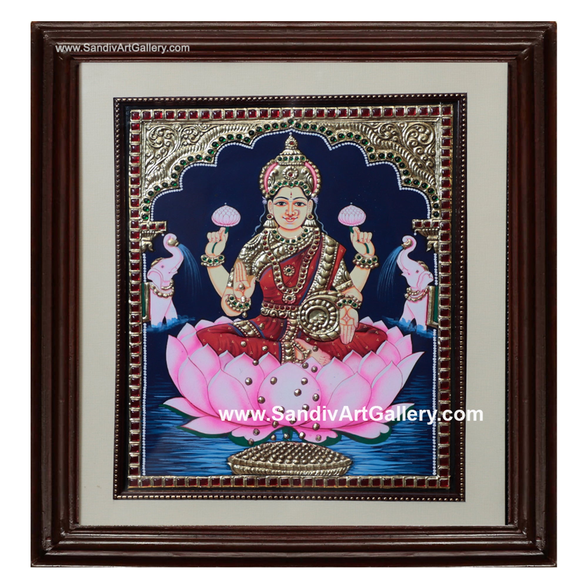 Dhana Lakshmi Tanjore Painting