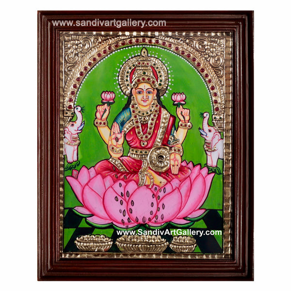 Dhana Lakshmi Tanjore Painting1