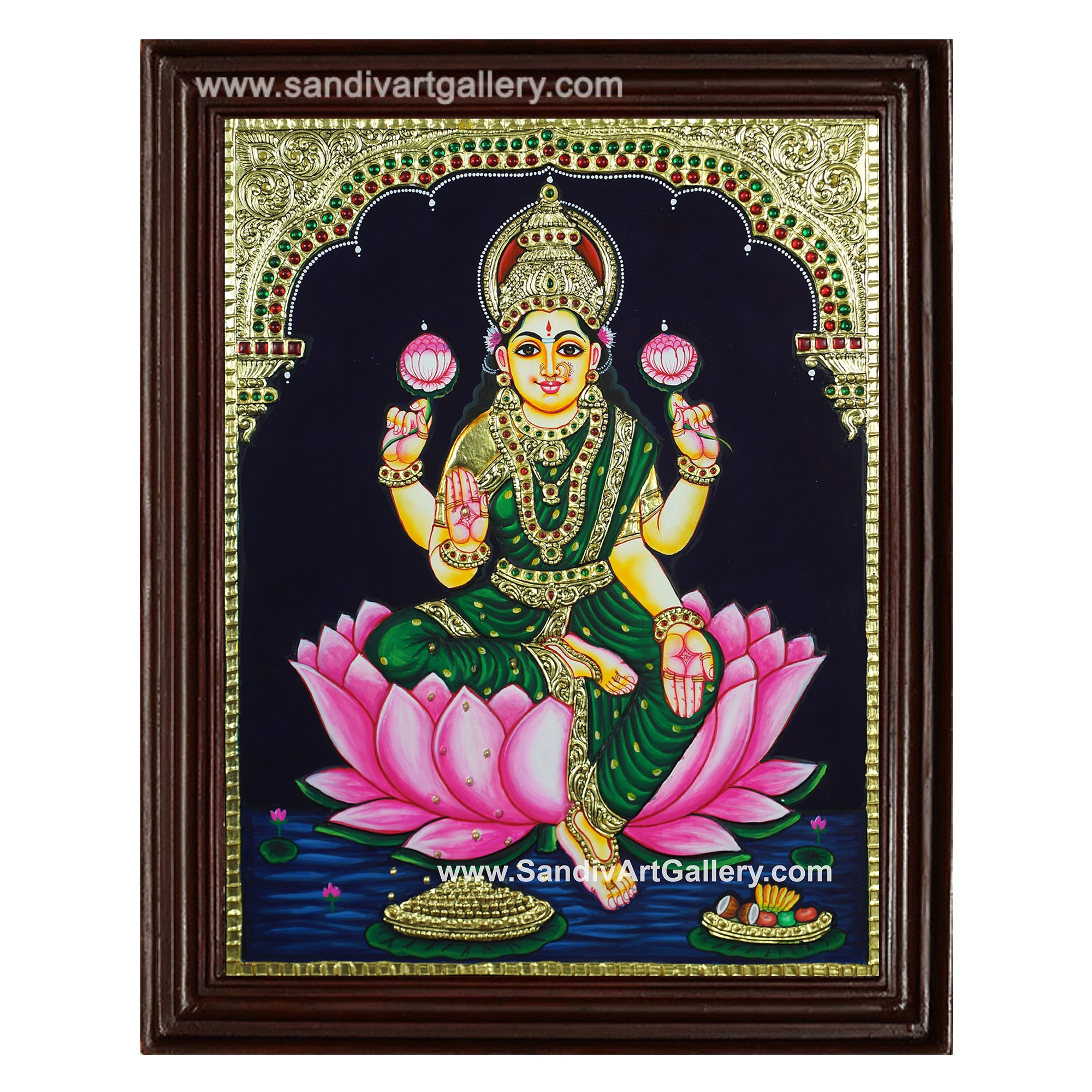 Lakshmi Tanjore Painting4