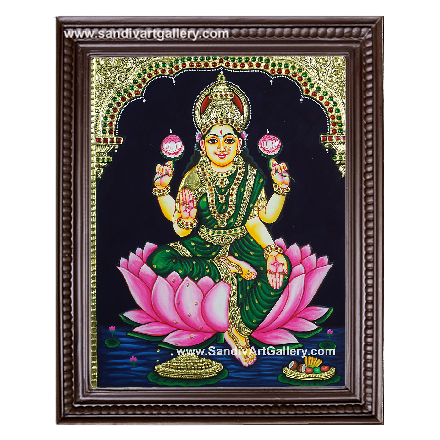 Lakshmi Tanjore Painting4