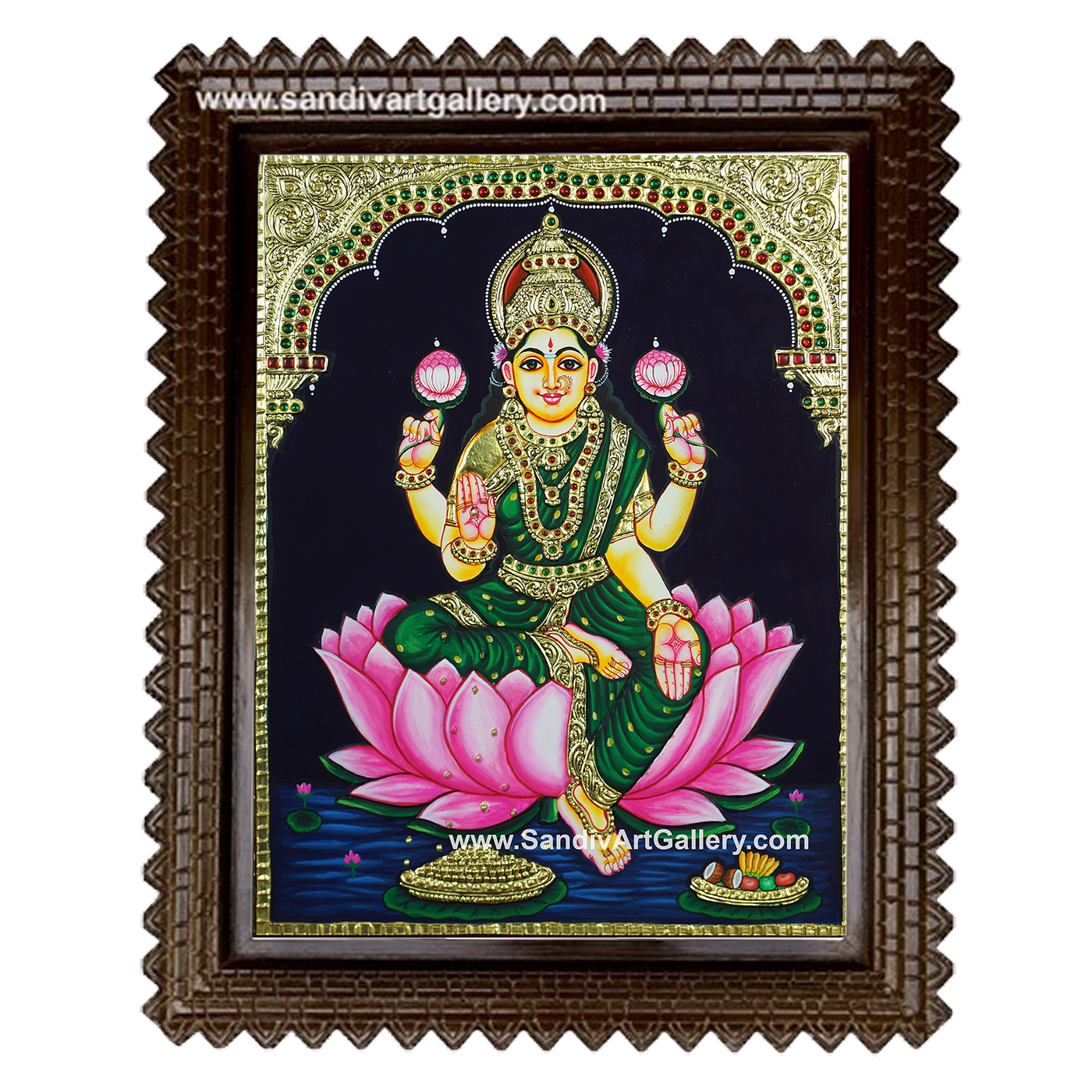 Lakshmi Tanjore Painting4