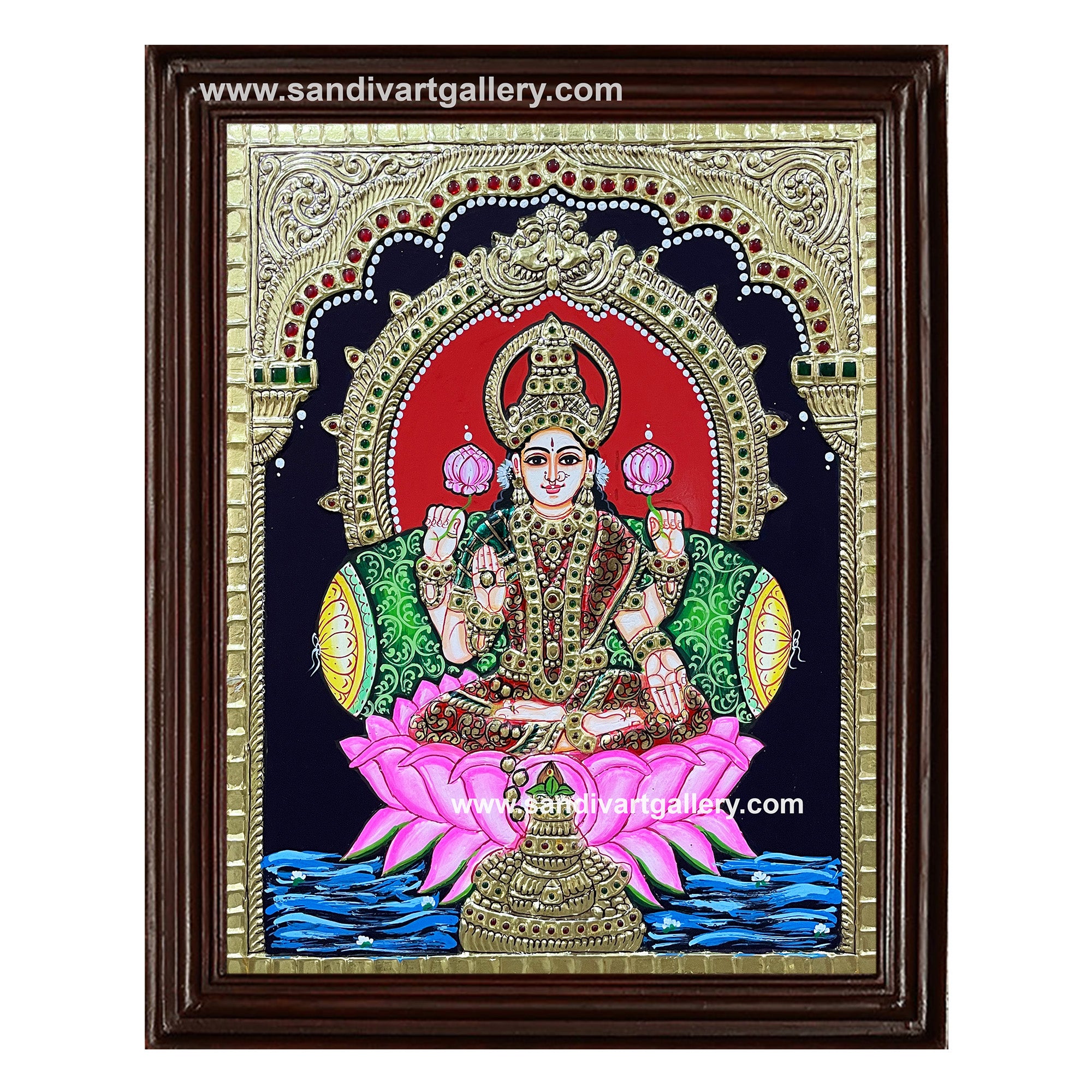 Lakshmi Tanjore Painting6