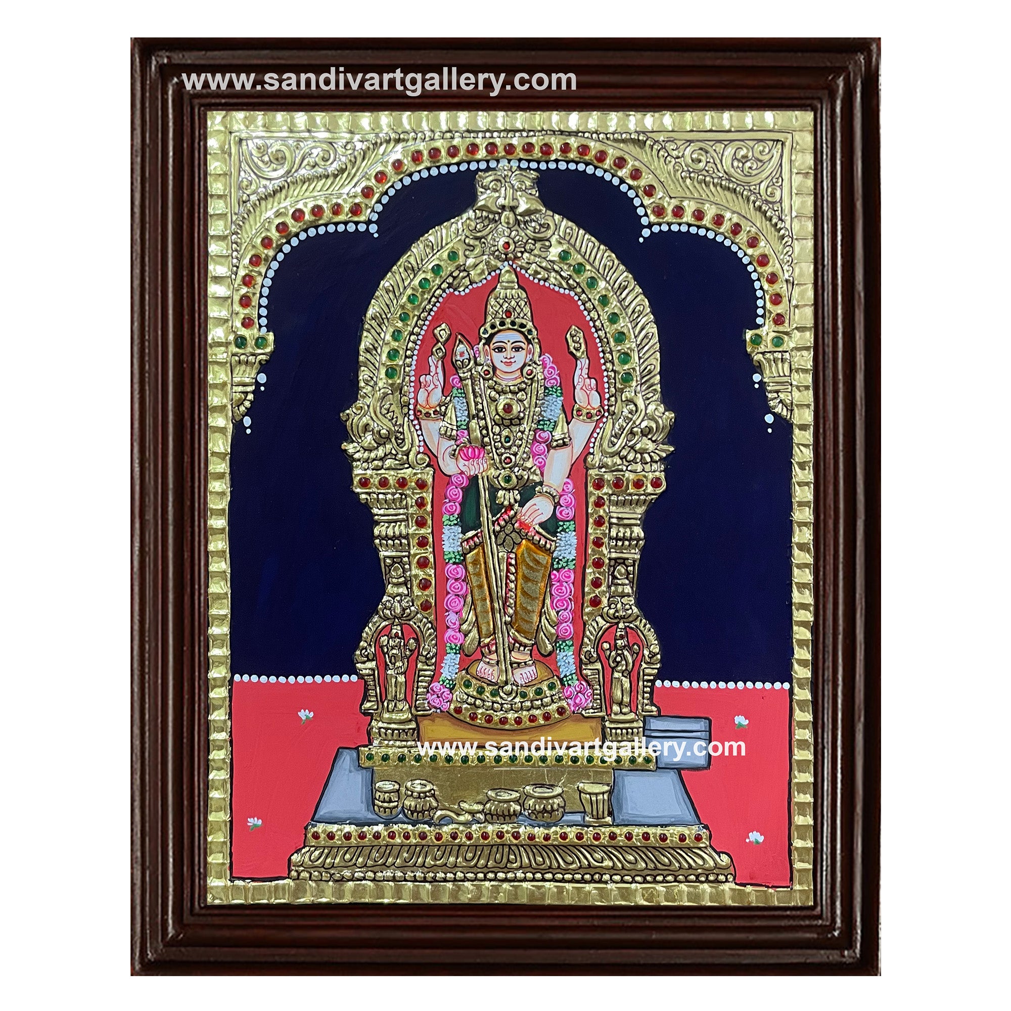 Thiruchendur Murugan Tanjore Painting