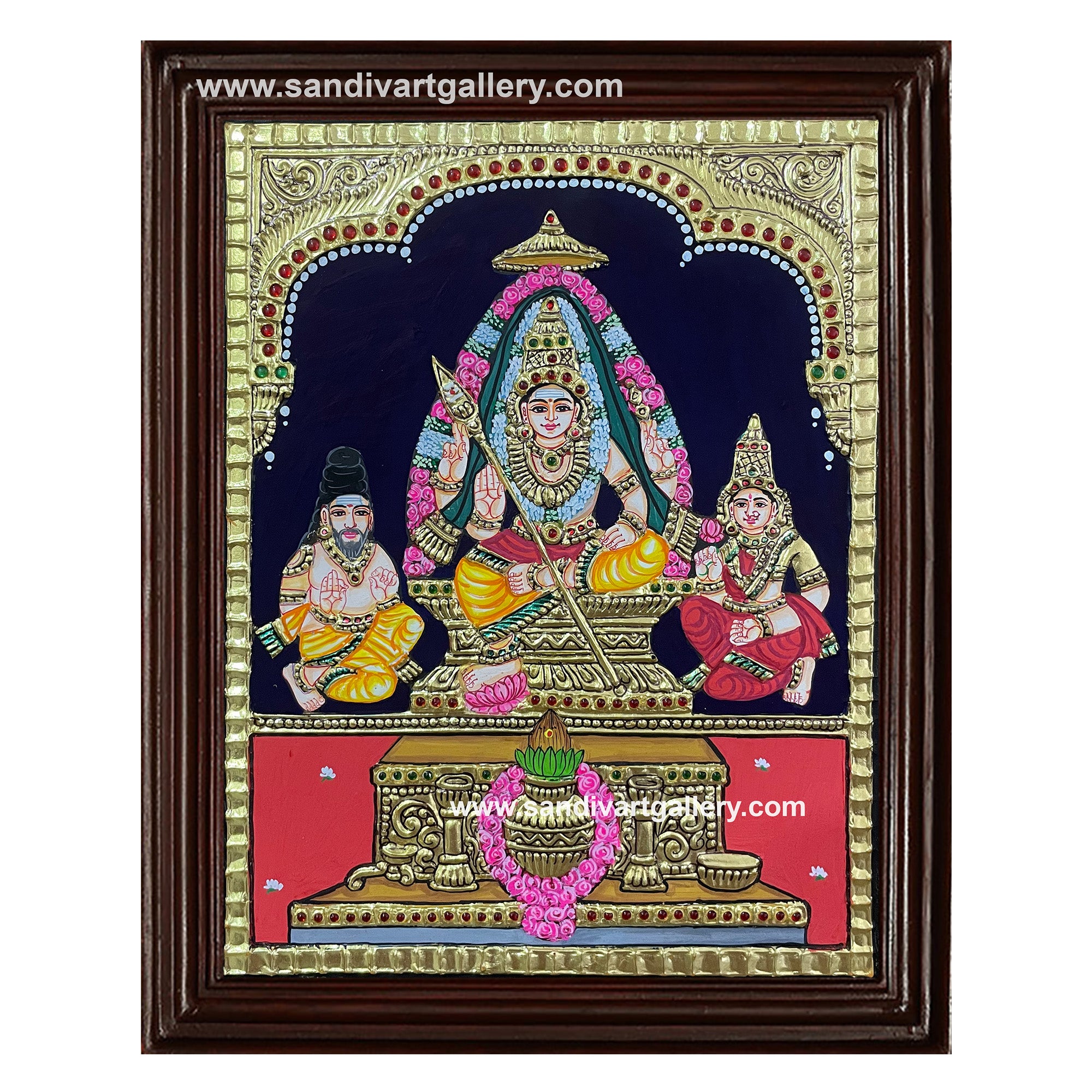 Thirupparakundram Murugan Tanjore Painting