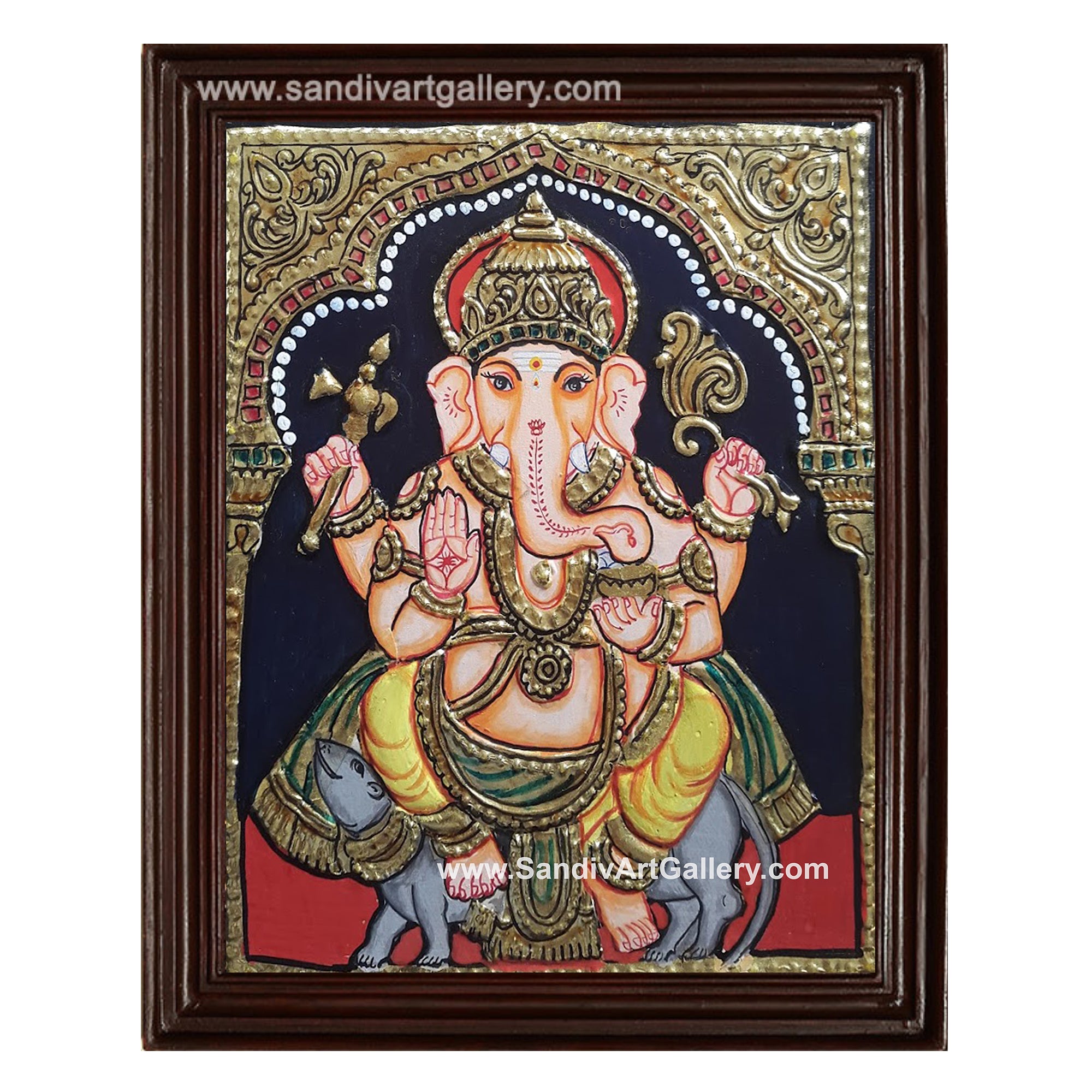 Ganesha Tanjore Painting21