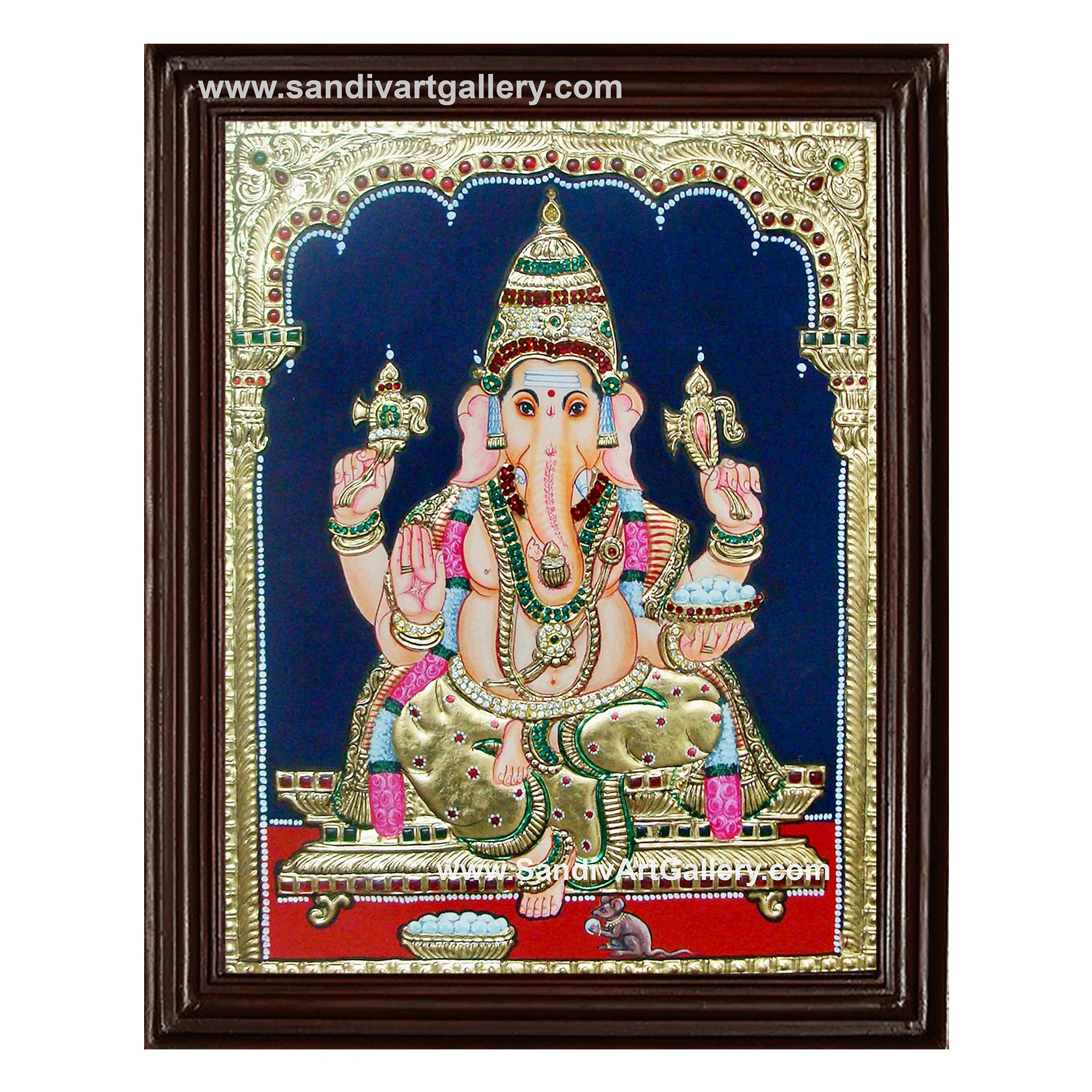 Ganesha Tanjore Painting23