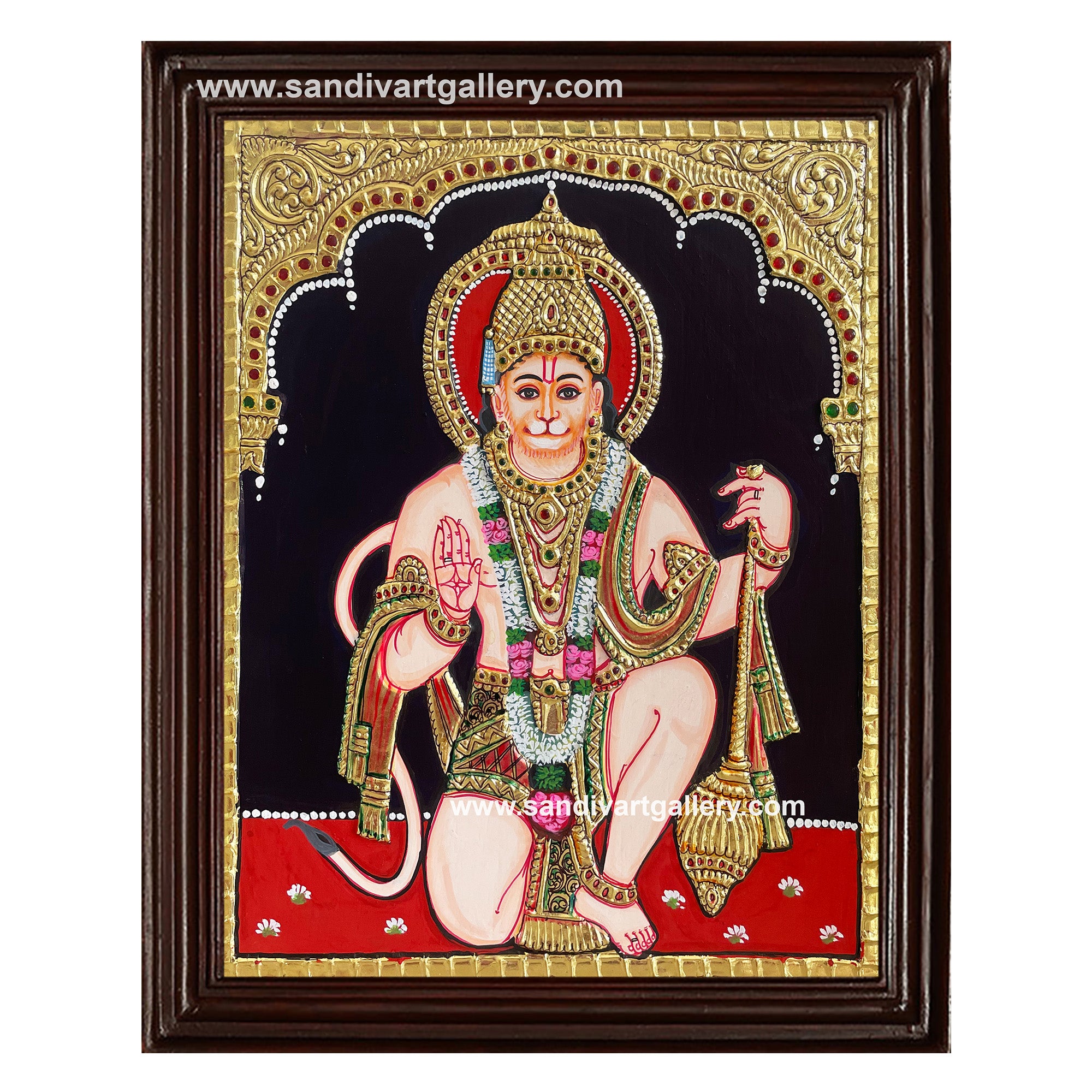 Hanuman Tanjore Painting