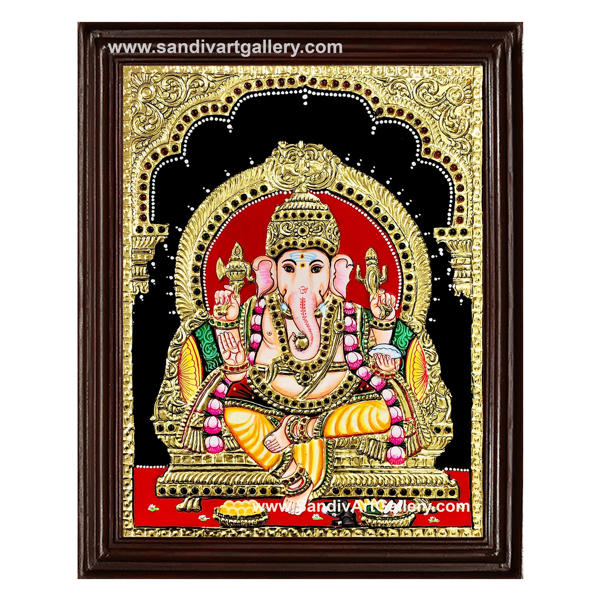 Ganesha Tanjore Painting