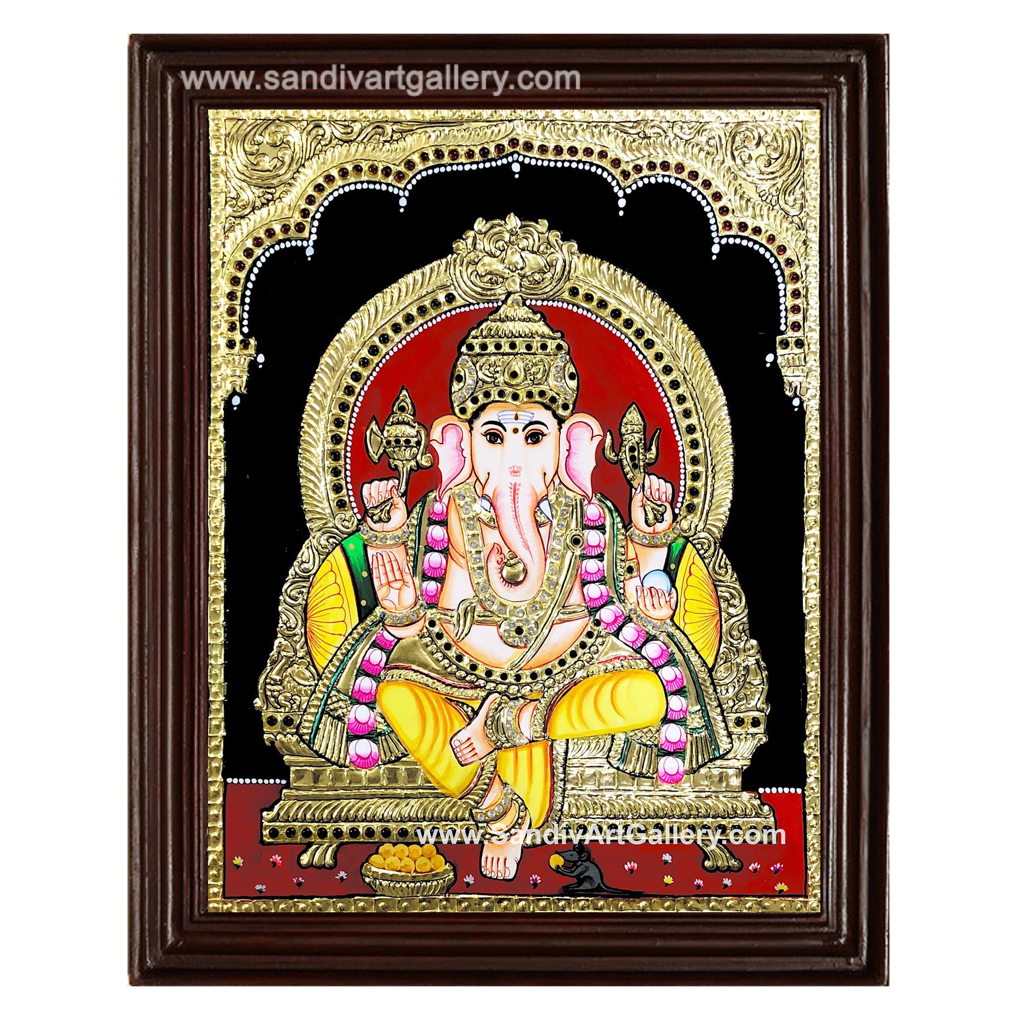 Ganesha Tanjore Painting1