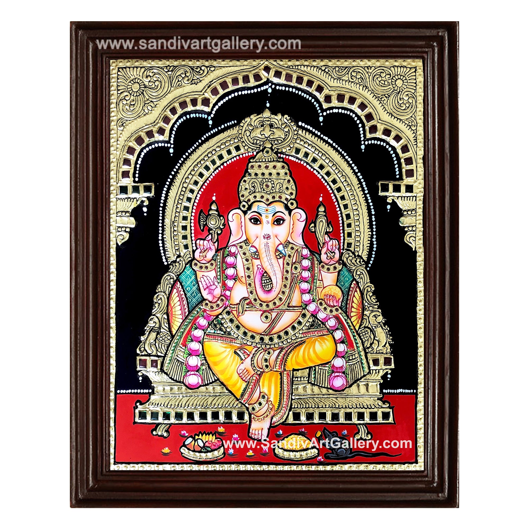 Ganesha Tanjore Painting3