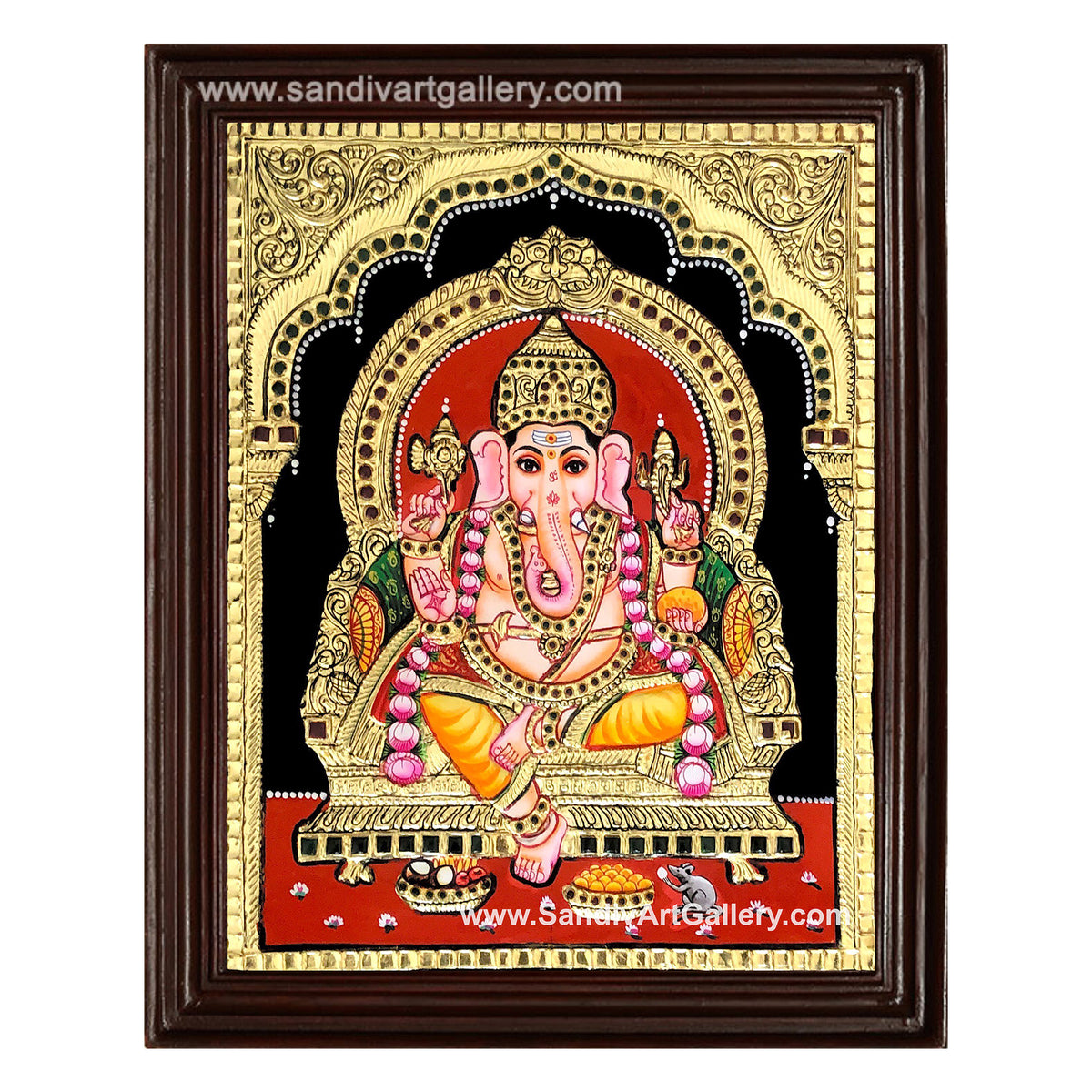 Ganesha Tanjore Painting4