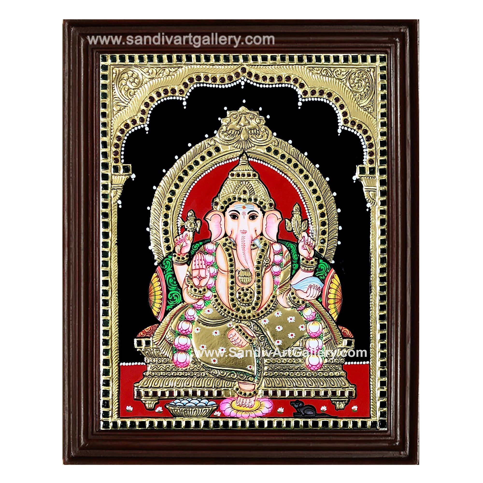 Ganapathy Tanjore painting