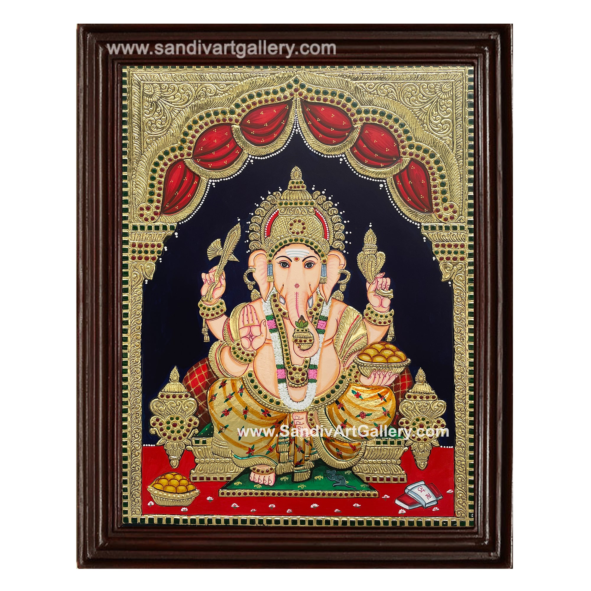 Vinayaga Tanjore Painting