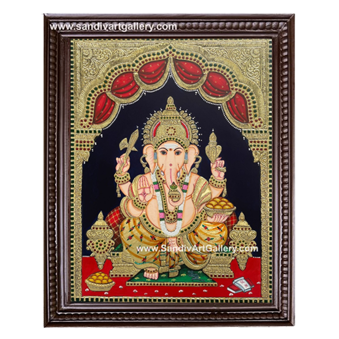 Vinayaga Tanjore Painting