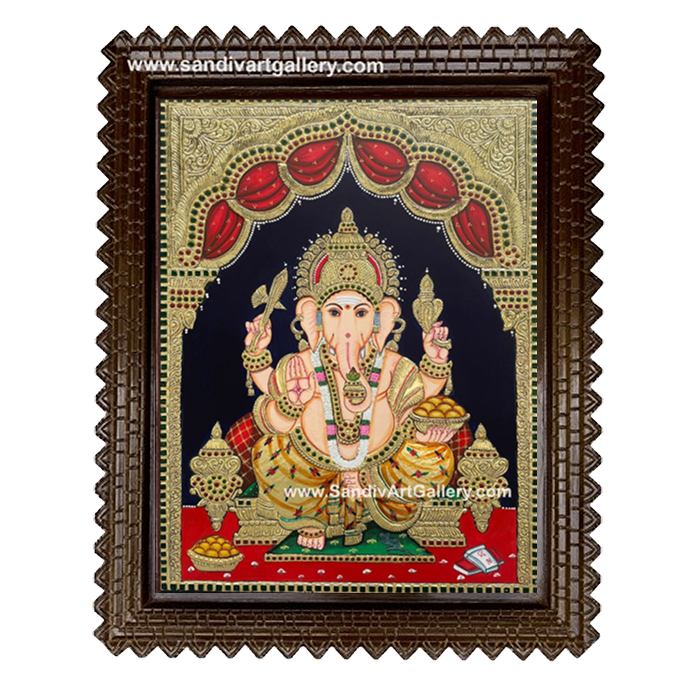 Vinayaga Tanjore Painting