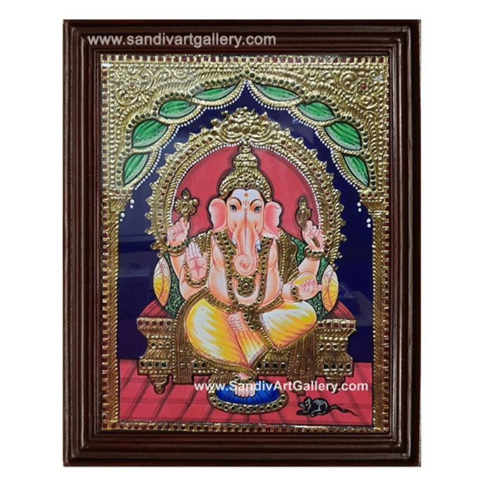 Ganesha Tanjore Painting