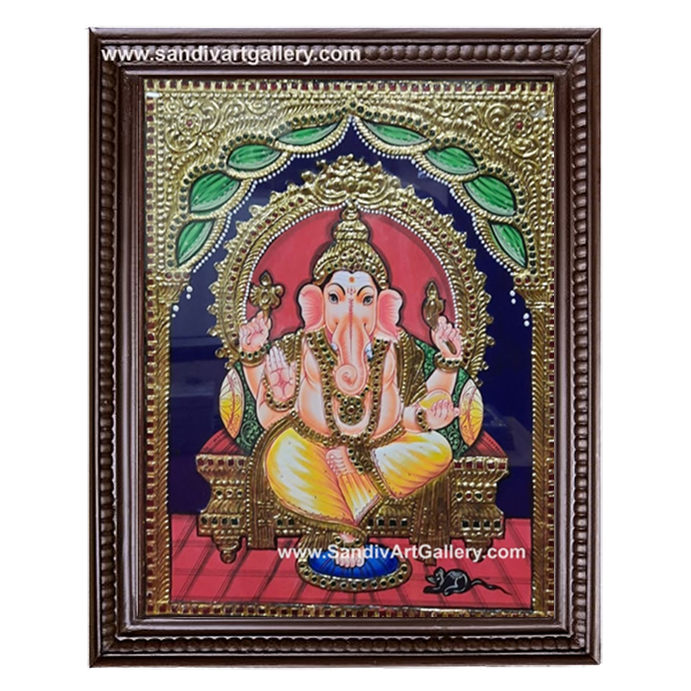 Ganesha Tanjore Painting
