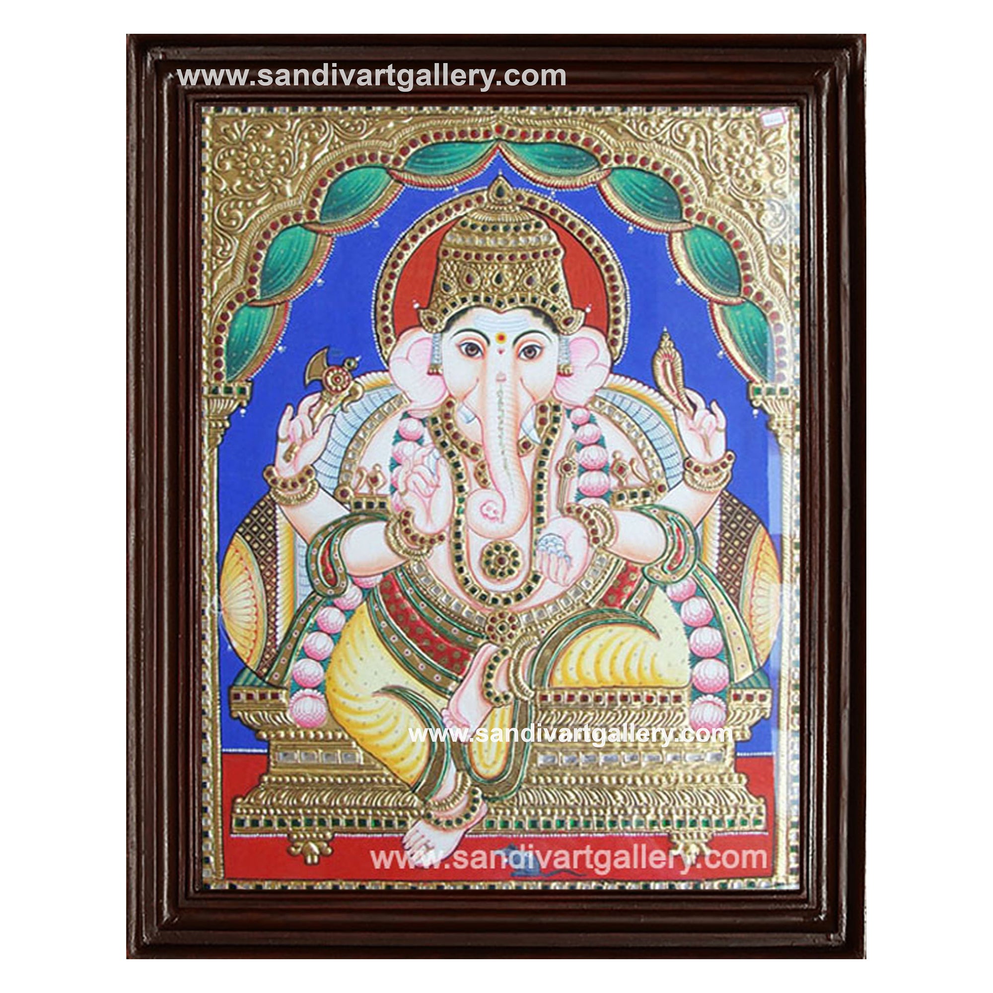Ganesha Tanjore Painting25