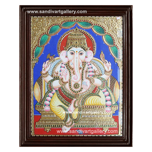 Ganesha Tanjore Painting25