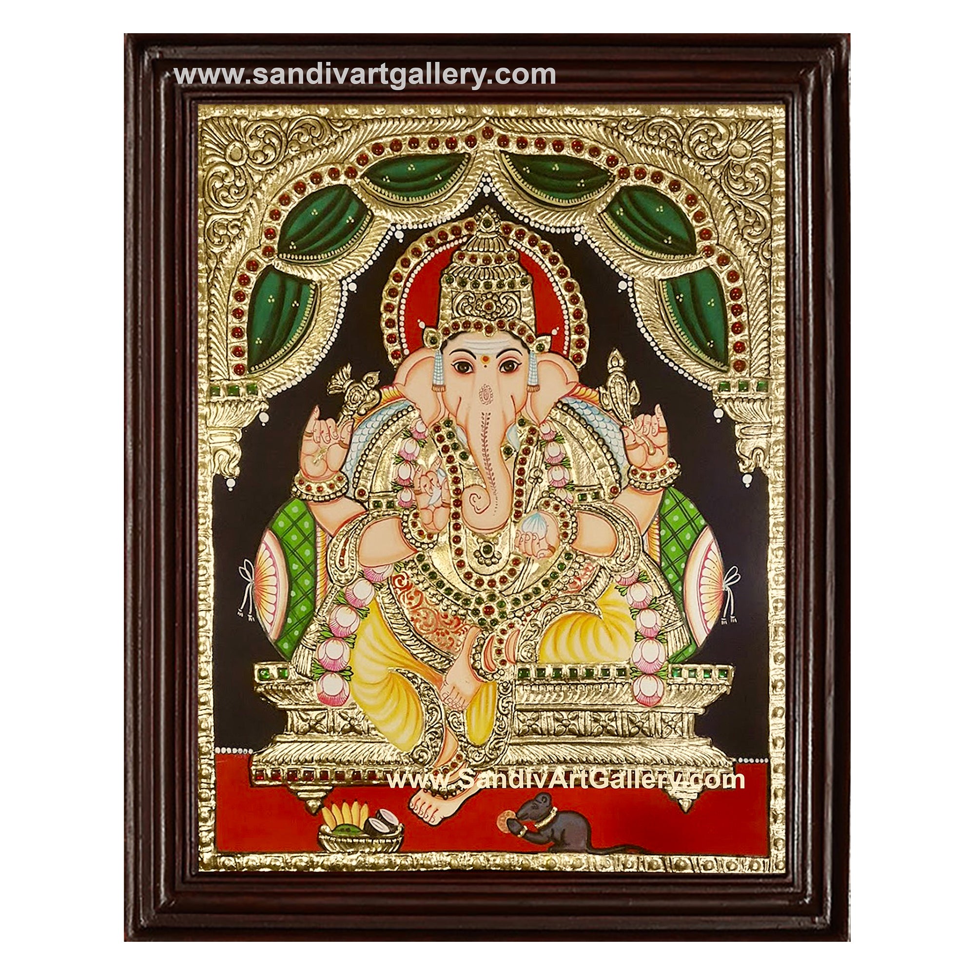 Ganesh Ji Tanjore Painting4