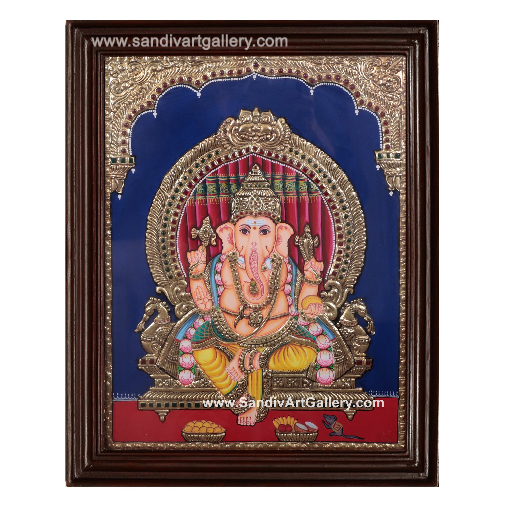 Ganesha Tanjore Painting27