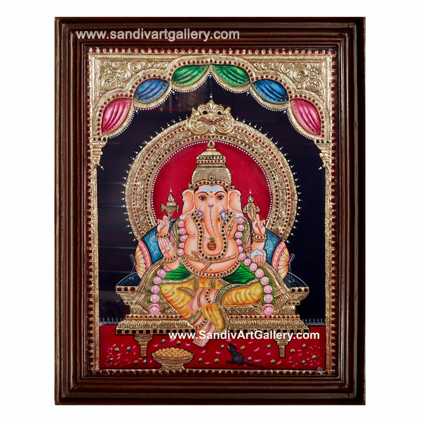 Ganesha Tanjore Painting31