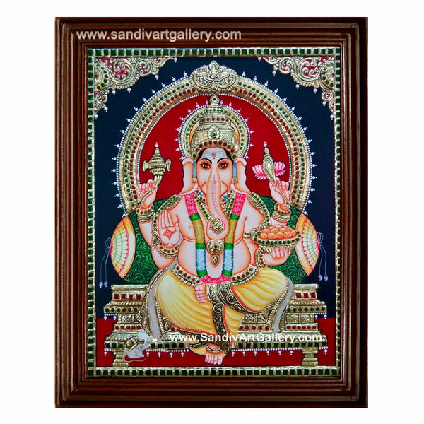 Ganesha Tanjore Painting33