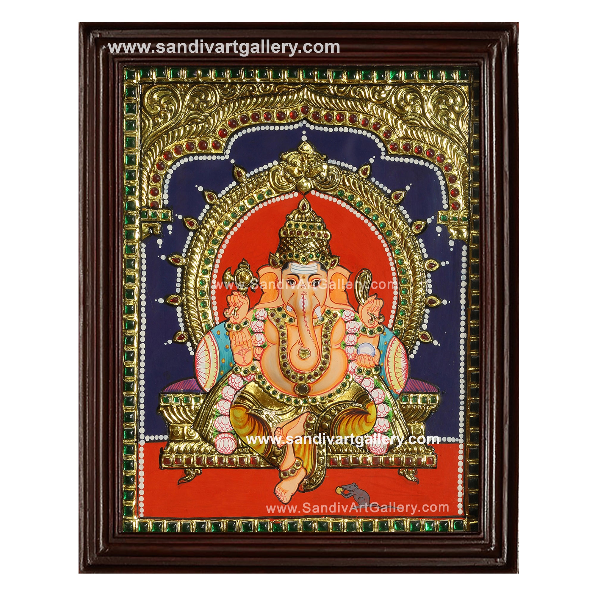 Ganesha Tanjore Painting