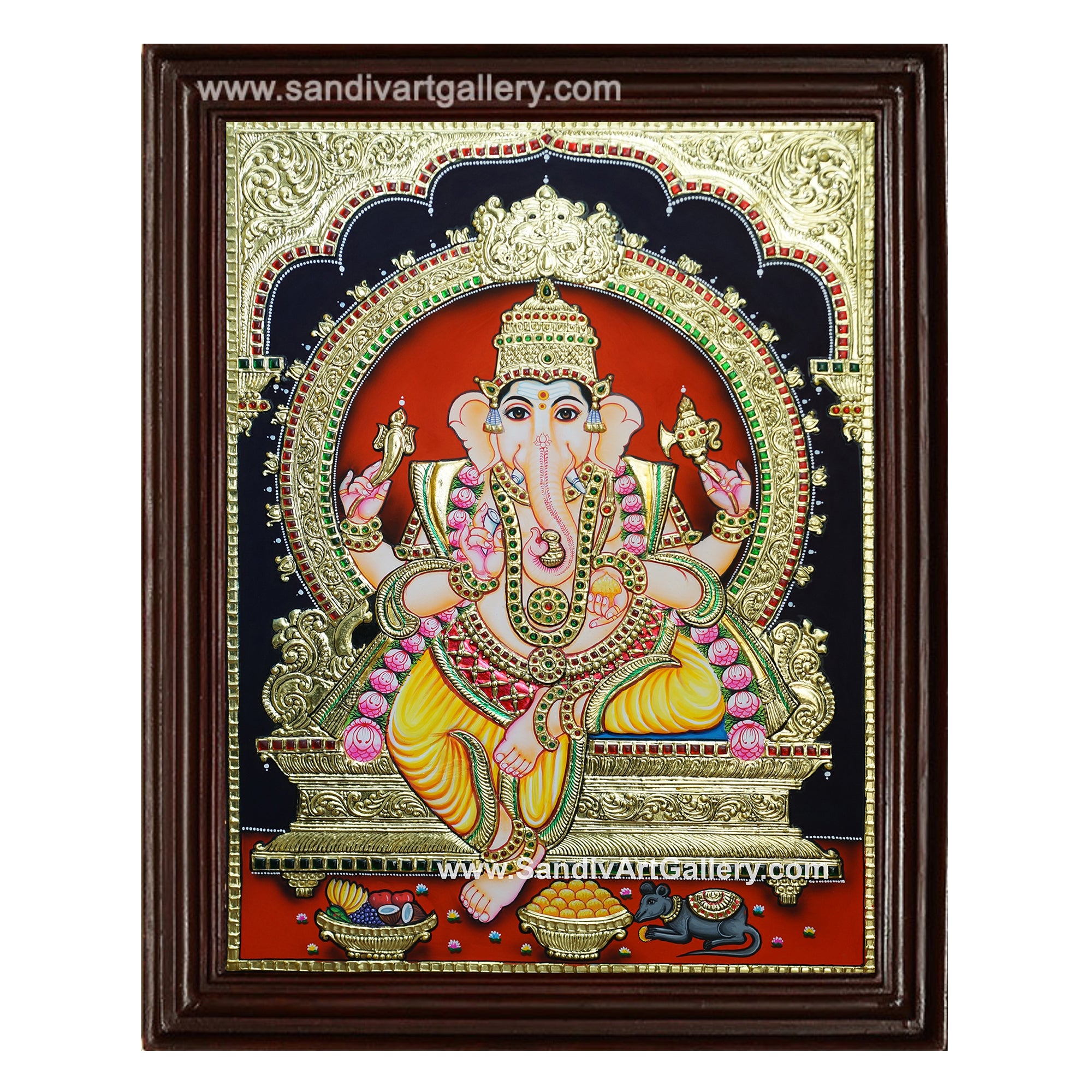Vinayakar Tanjore Painting