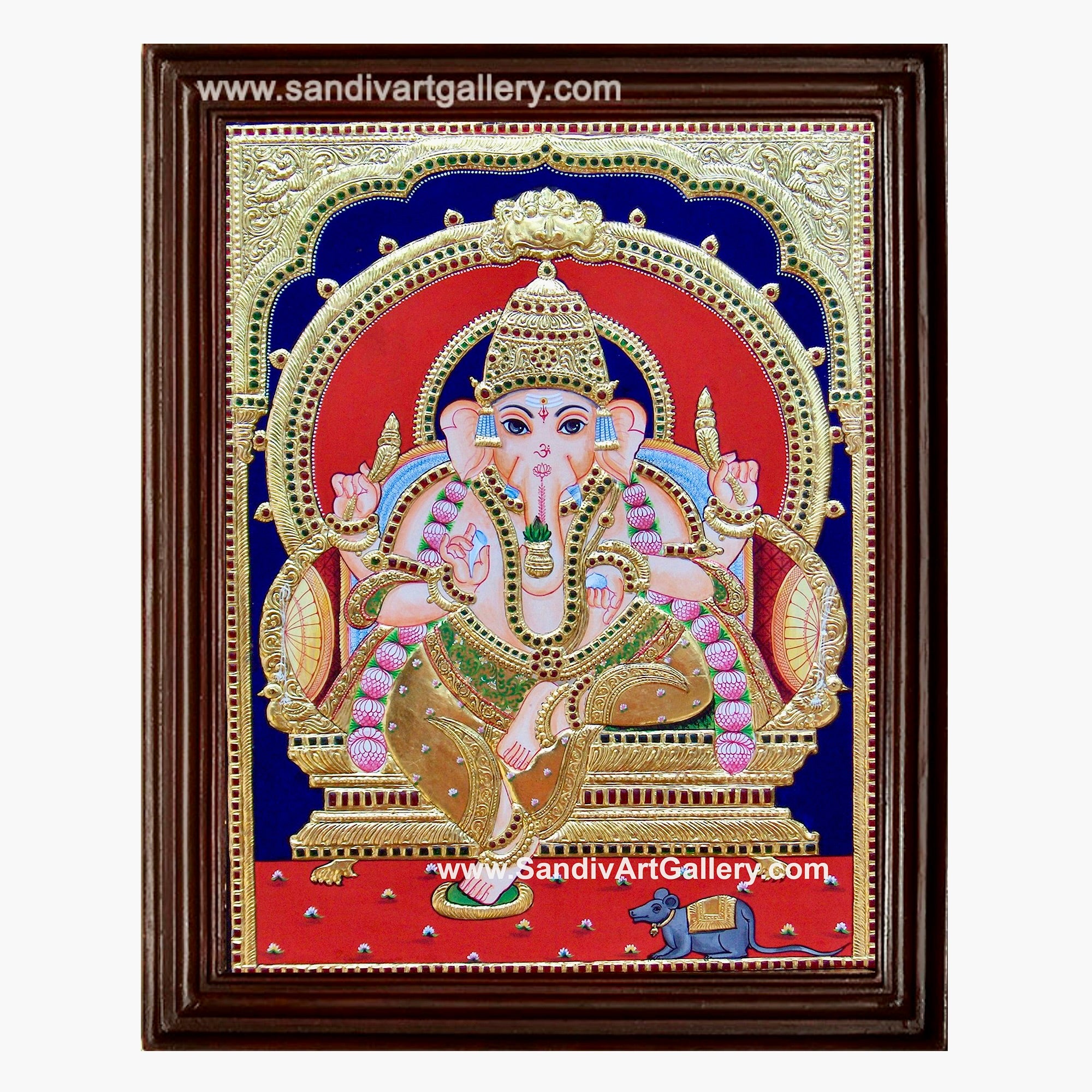 Ganesha Tanjore Painting