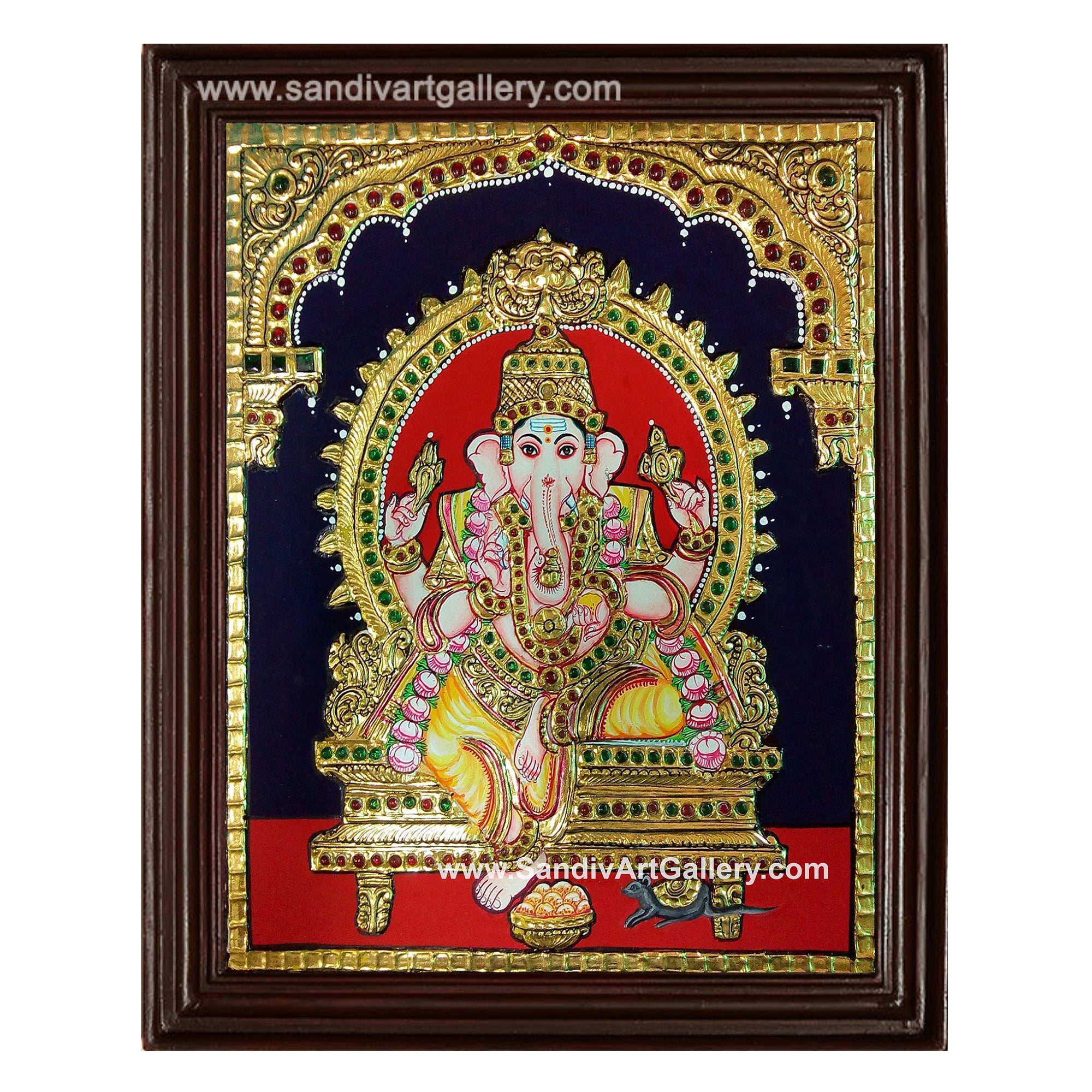 Ganapathi Tanjore Painting
