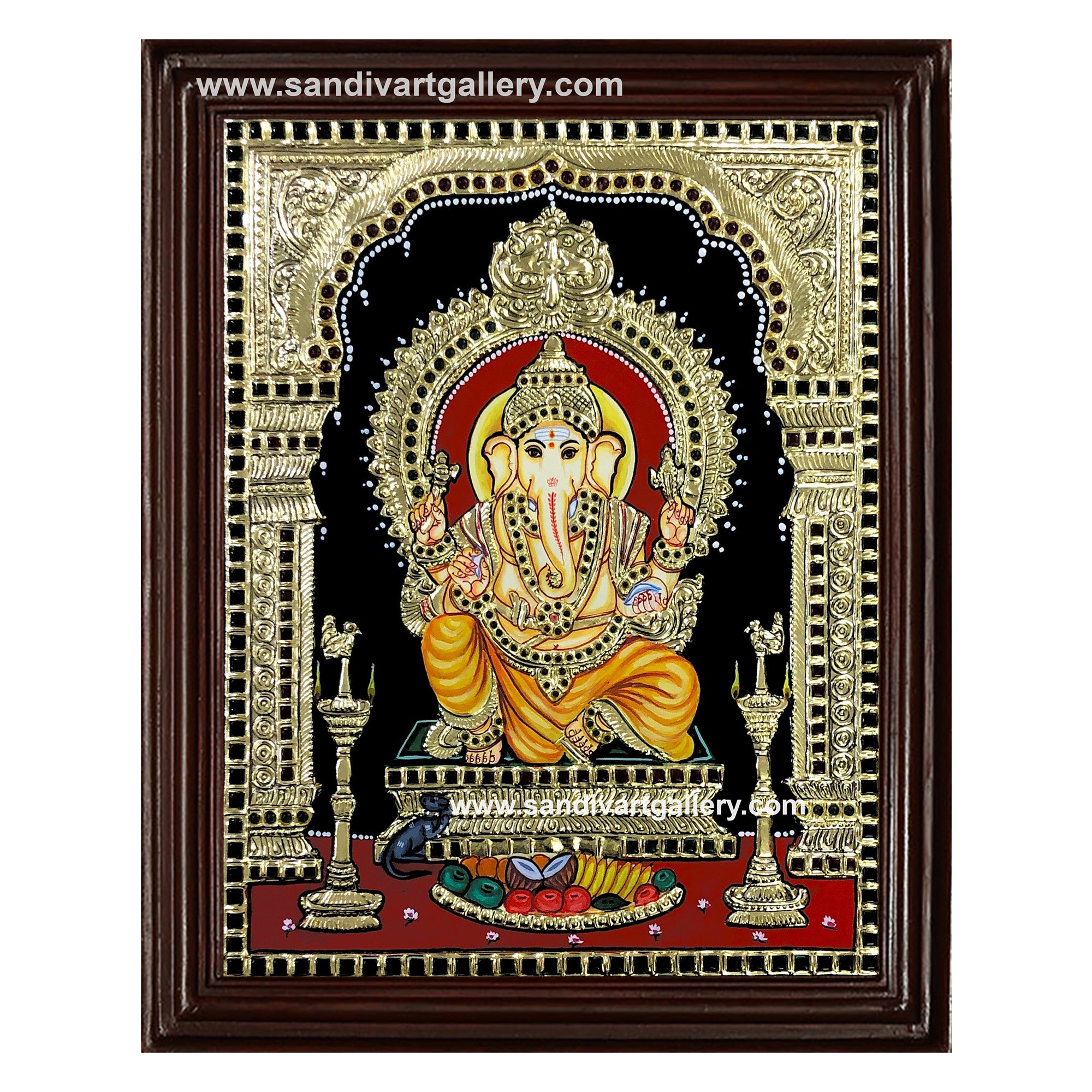 Ganesha Tanjore Painting36