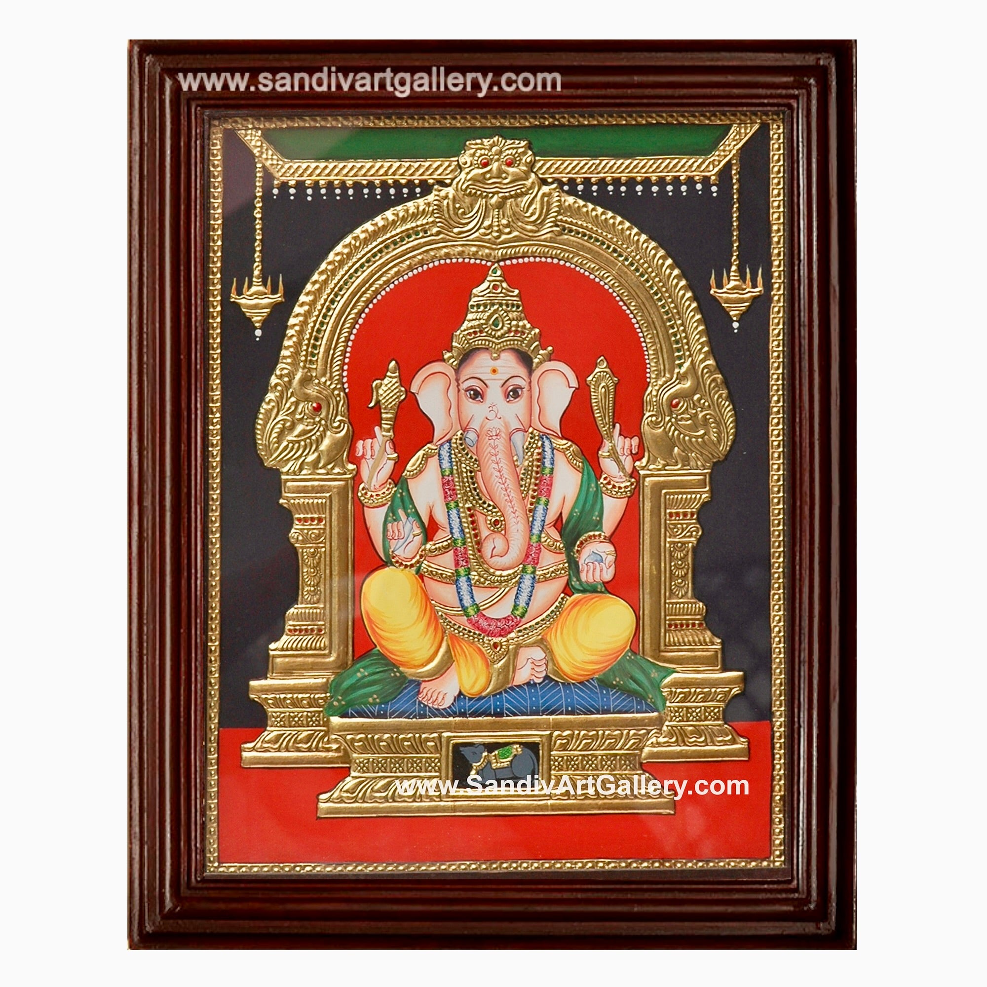 Vinayagar Tanjore Painting24