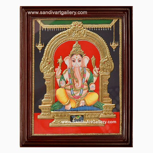 Vinayagar Tanjore Painting24