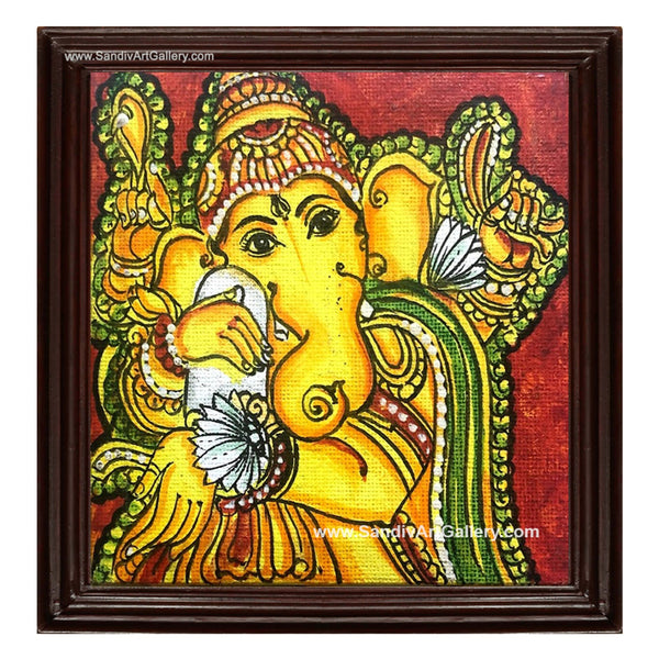 Vinayagar Kerala Mural Painting